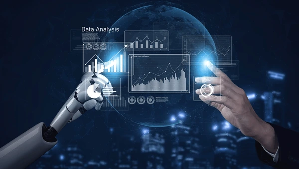 Robot collaborant avec un humain sur l'analyse de données