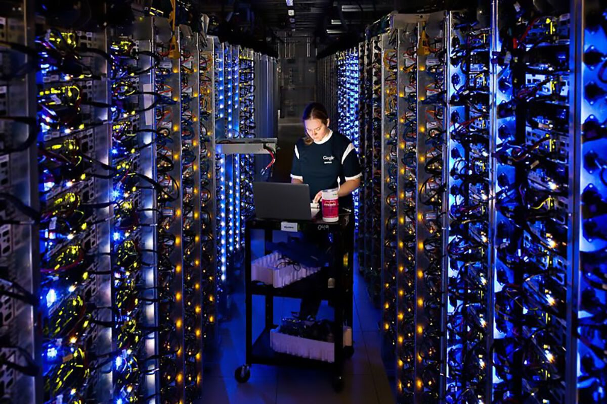 Illustration Data center/Maintenance